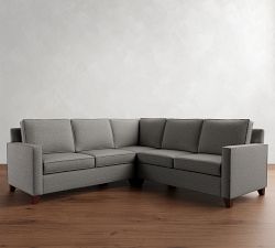 Cameron Square Arm 3-Piece L-Shaped Sectional (98")