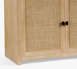 Modern Farmhouse Cane Media Console (72")