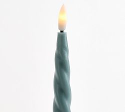 Flameless Spiral Taper Candle