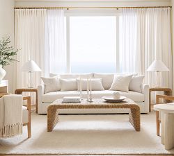 Palm Leaf Embroidered Pillow