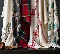 Stewart Plaid Cotton Tea Towels - Set of 2