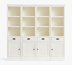 Aubrey Storage Shelf with Cabinets (76")