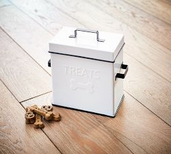 Enamel Pet Food Storage Bins