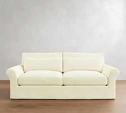 PB Comfort Modern Roll Arm Deep Seat Slipcovered Sofa (67"-122")