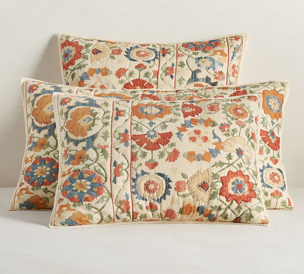 Penelope Handcrafted Quilted Sham by Pottery Barn