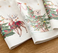 Enchanted Forest Cotton Twill Napkins - Set of 4