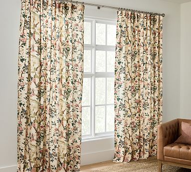 Nola Printed Curtain | Pottery Barn