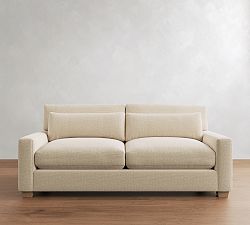 PB Comfort Modern Square Arm Deep Seat Sofa (62"&ndash;118")