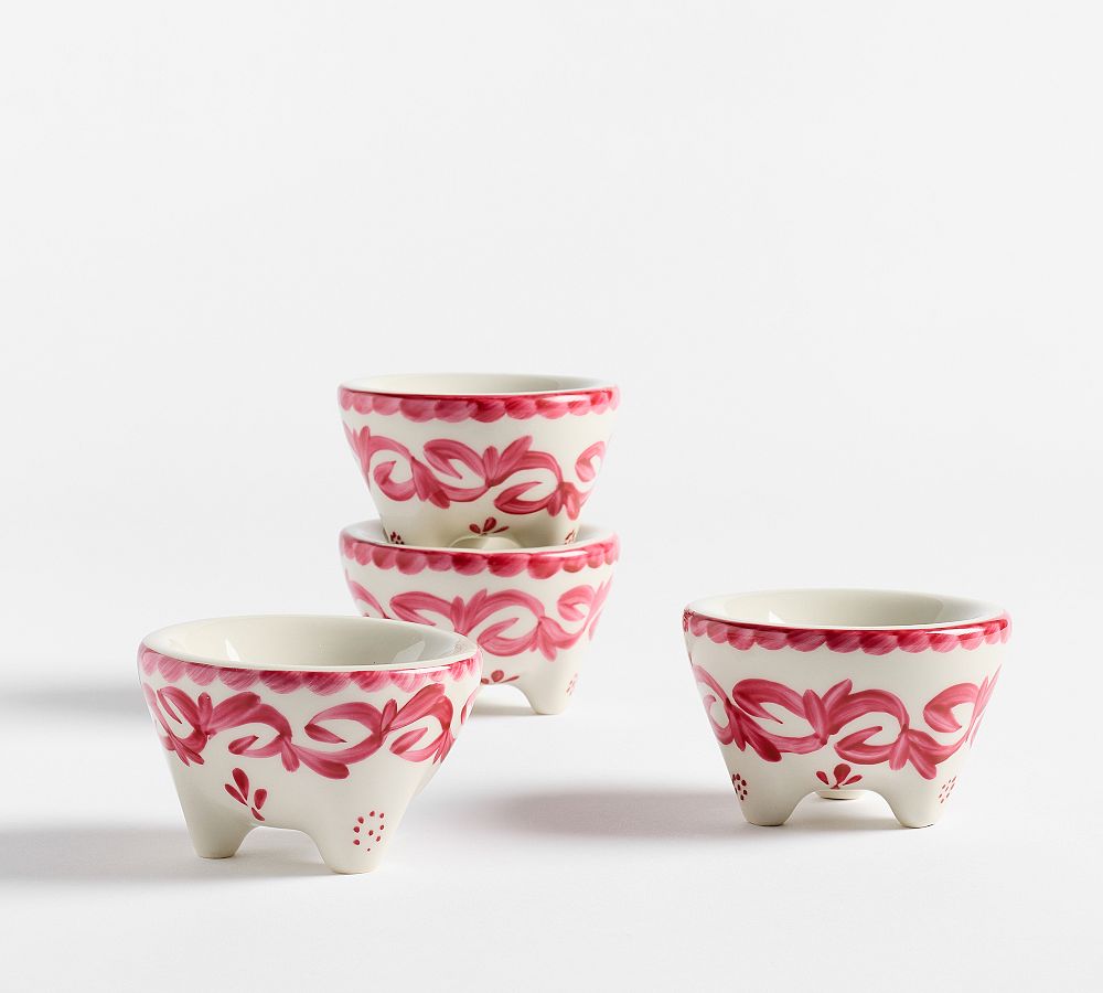 Puebla Porcelain Mini Molcajetes - Set of 4