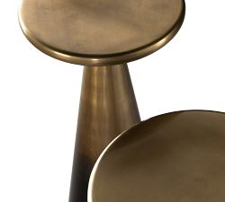 Lunenburg Round Accent Tables, Set Of 2 (9"-11")