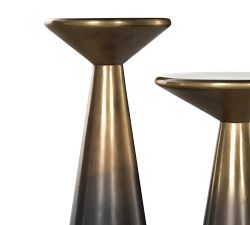 Lunenburg Round Accent Tables, Set Of 2 (9"-11")