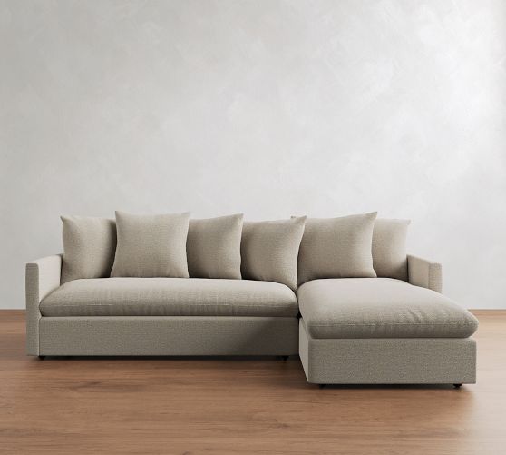 Union Scatterback Chaise Sectional (110") by Pottery Barn