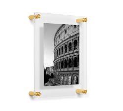 Acrylic Floating Double Panel Wall Frames