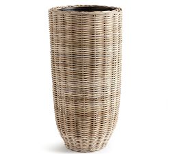 Diego Handwoven Rattan Planters