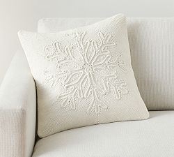 Ridgeline Snowflake Pillow
