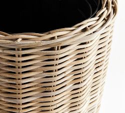 Diego Handwoven Rattan Planters