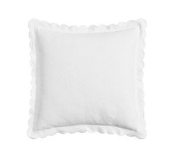 Open Box: Monique Lhuillier Jardin Matelasse Sham, Euro - White