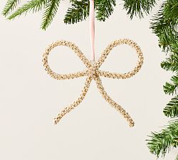 LoveShackFancy Gold Bow Ornament 