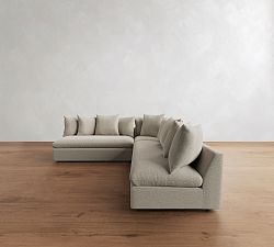 Union Scatterback Armless 3-Piece L-Shaped Sectional (107")