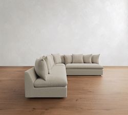 Union Scatterback Armless 3-Piece L-Shaped Sectional (107")