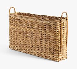 Open Box: Artisan Rustic Handcrafted Console Basket (44"W x 24"H) - Natural Matte