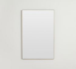 Open Box: Blake Rectangular Mirror, 23x35" -  Tumbled Brass