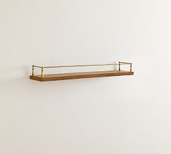 Open Box: Summerville Reversible Rail Ledge, 36" - Antique Brown/Brass