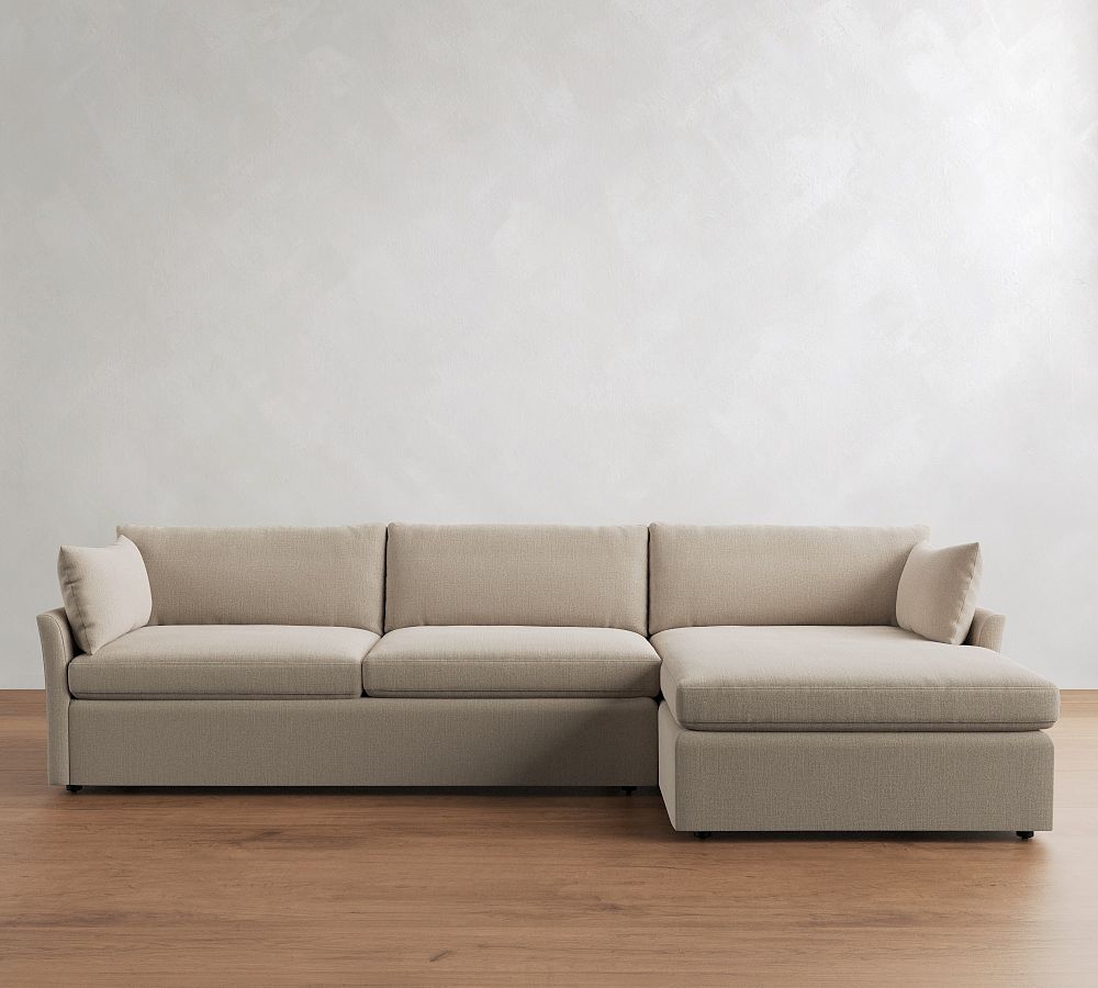 Reya Chaise Sectional (133") by Pottery Barn
