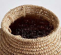 Jules Handwoven Natural Vase