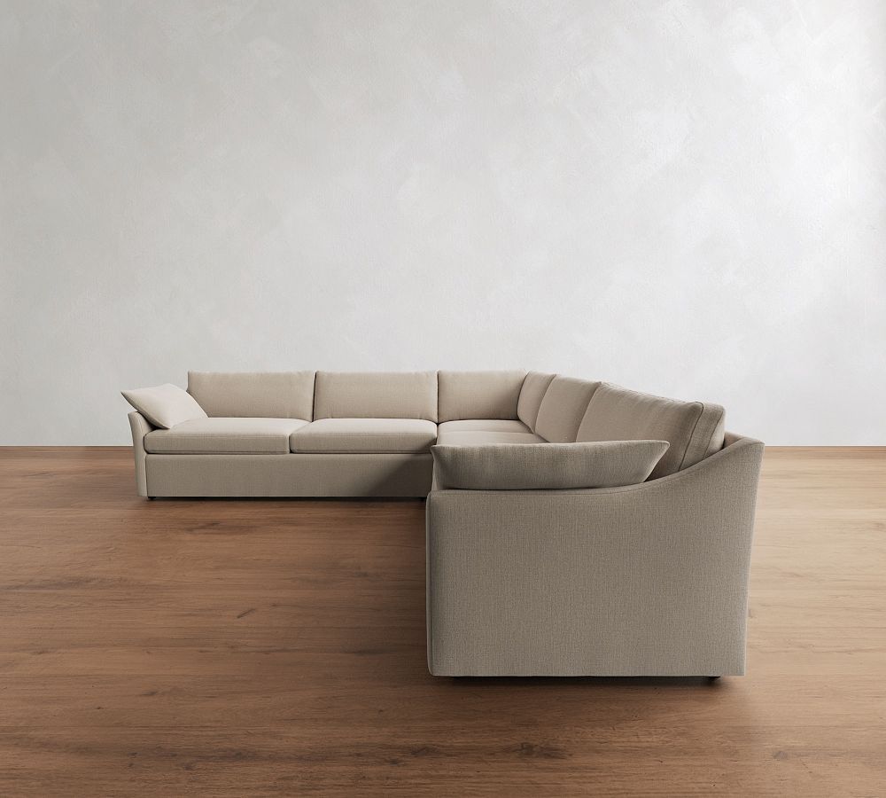 Reya 3-Piece L-Shaped Sectional (125") by Pottery Barn
