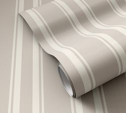 Water-Resistant Terralon Multi Stripe Wallpaper