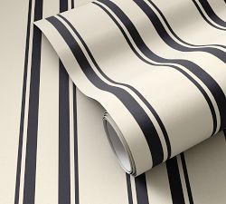 Water-Resistant Terralon Multi Stripe Wallpaper