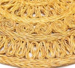 Handwoven Crocheted Placemat, Set of 4