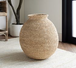 Jules Handwoven Natural Vase