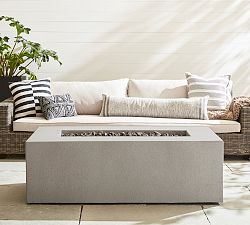 Arbor Concrete Rectangular Fire Pit Table (60")