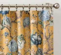 Dahlia Floral Printed Curtain