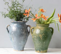 Found Terracotta Amphora with Rim