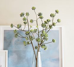 Faux Flowering Succulent Branch