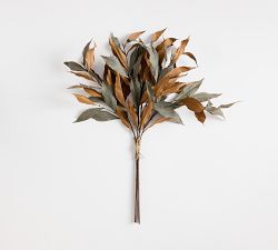 Faux Faded Eucalyptus Branch 