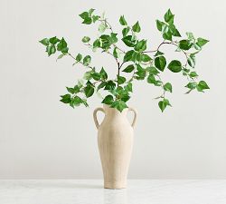 Faux Oversized Cluster Leaf Branch