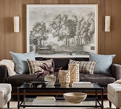 Etched Garden Framed Print