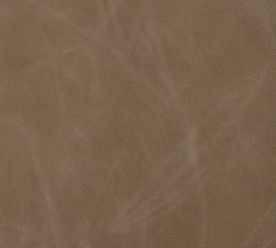 Open Box: Layton Leather Swivel Counter Stool (25.5") - Churchfield Stone, Vintage Amber Finish