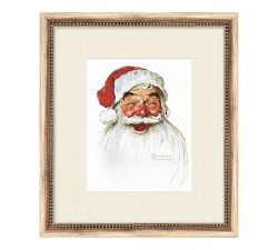 Santa's Joy Framed Print by Norman Rockwell