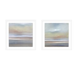 Soft Sunset Framed Canvas Print