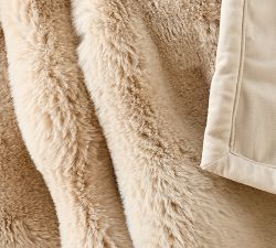 Cascade Faux Fur Throw