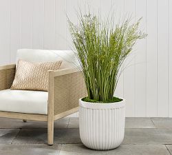 Faux Potted Grass