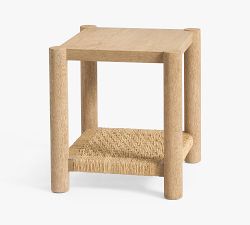 Bolinas Square Woven Side Table (22")