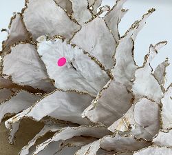 Open Box: Artisan-Crafted Gilded Decorative Leaf Tree (8")