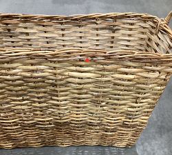 Open Box: Artisan Rustic Handcrafted Console Basket (44"W x 24"H) - Natural Matte