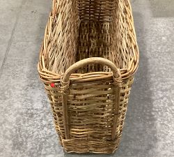 Open Box: Artisan Rustic Handcrafted Console Basket (44"W x 24"H) - Natural Matte